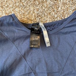 Long sleeve work out shirt